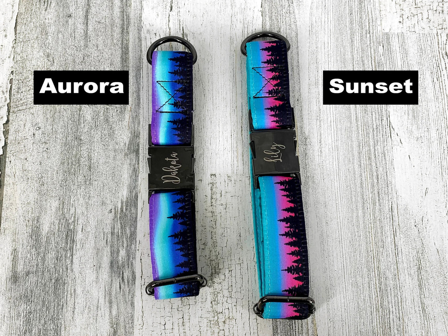 Purple Aurora Dog Collar