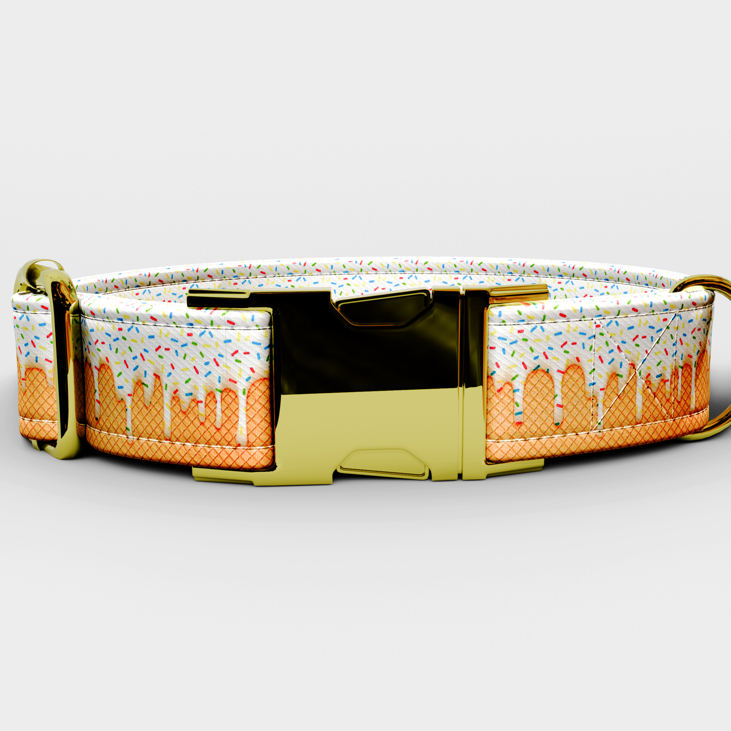 Personalized Fast Food Theme Dog Collar with Leash