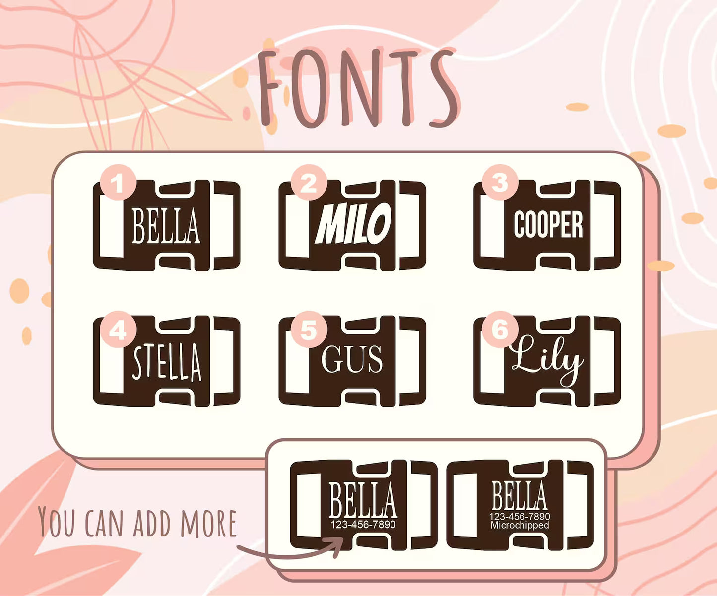 Personalized Mountain Dog Collar: Custom PNW Print, USA Handmade