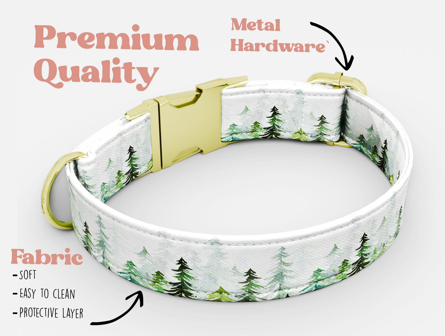 Personalized Floral Dog Collar with Leash: Handmade Adjustable Pet Collar