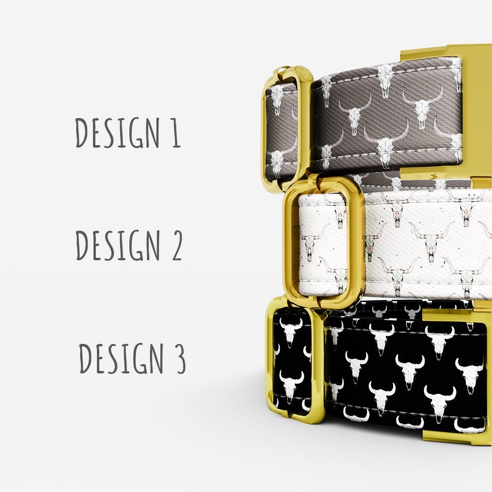 Personalized Bull Dog Collar: Texas Style Blush Pink, Metal Buckle with Leash