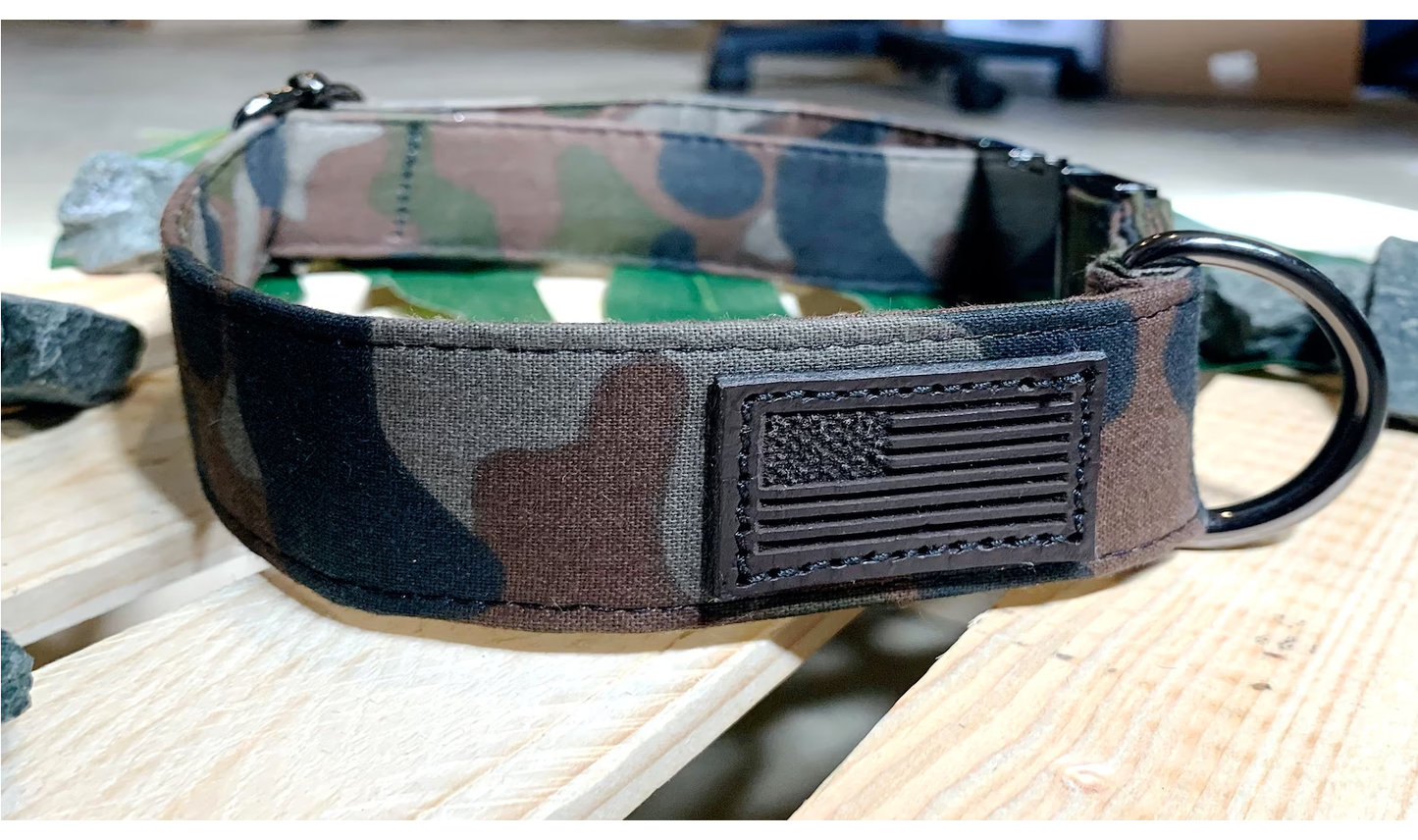 Camo Personalized Dog Collar