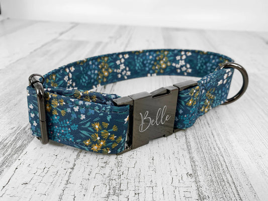 Ocean Garden Dog Collar