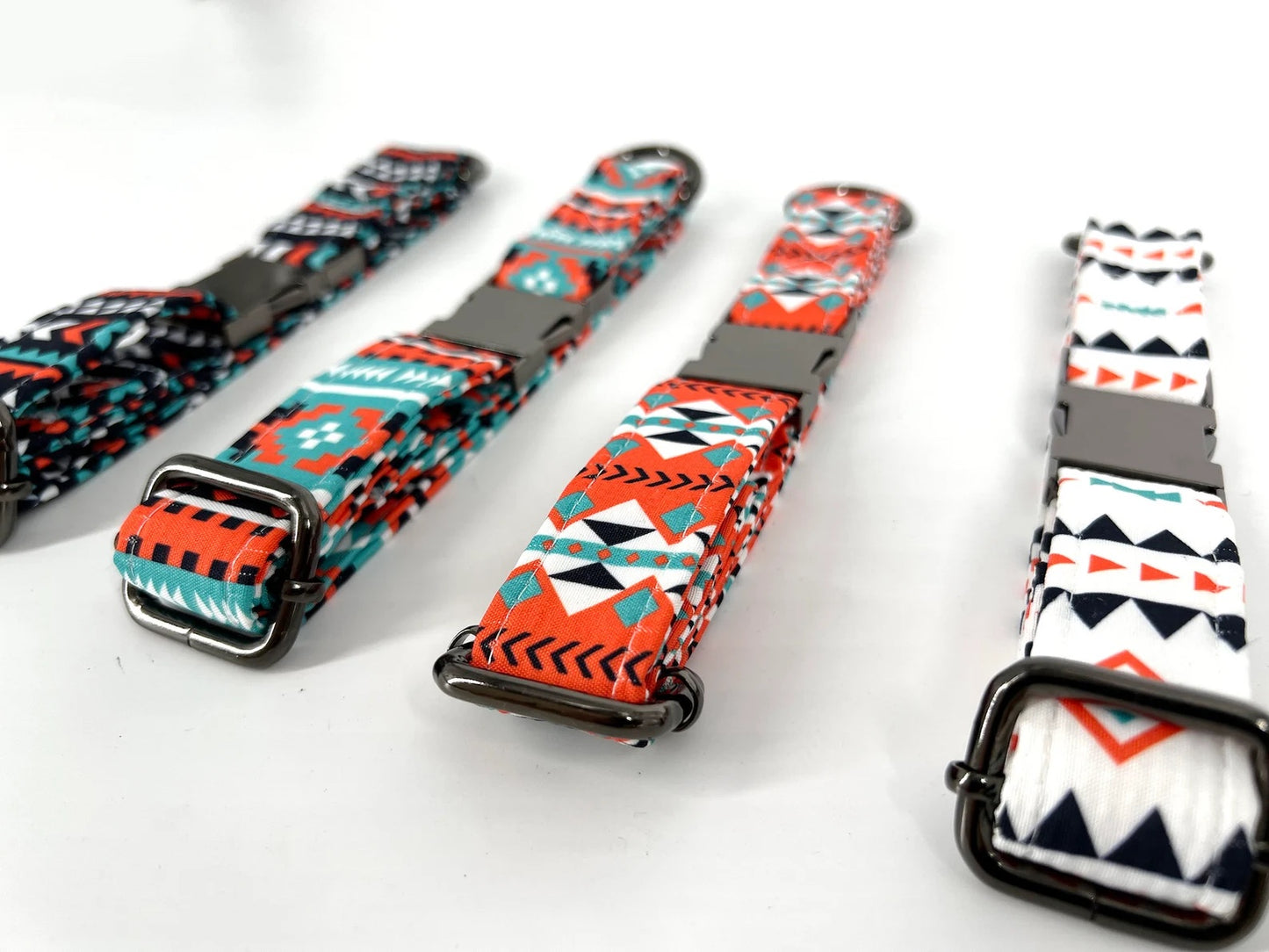 Teal Boho Dog Collar