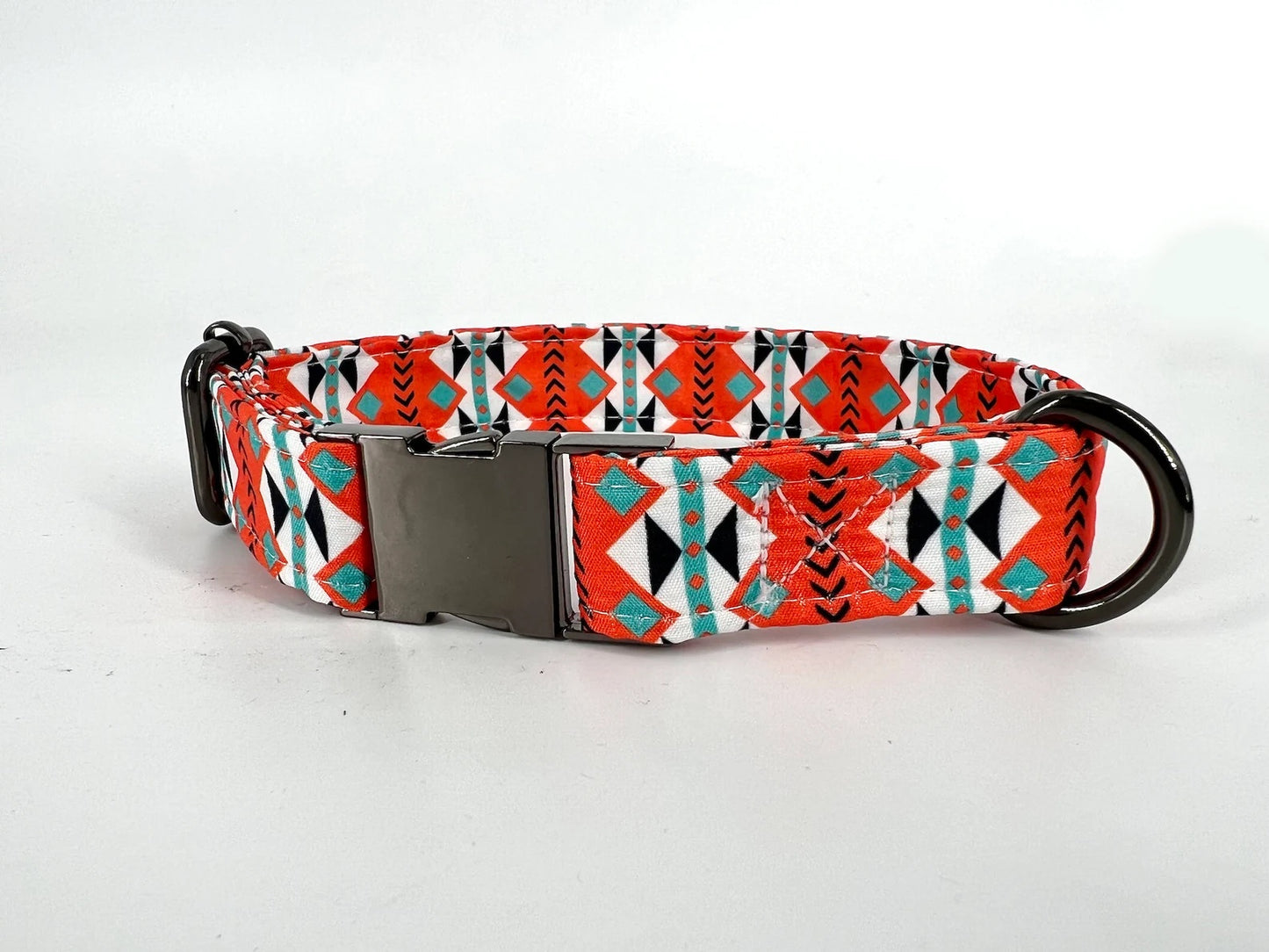 Teal Boho Dog Collar