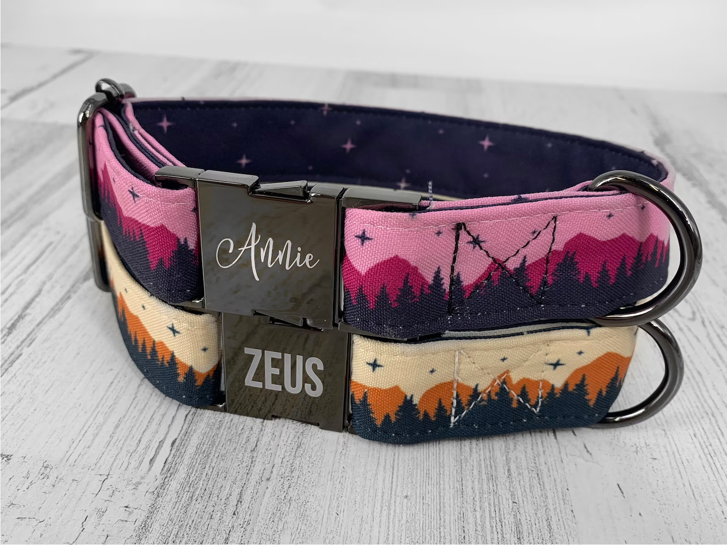 Panorama Mountain Dog Collar